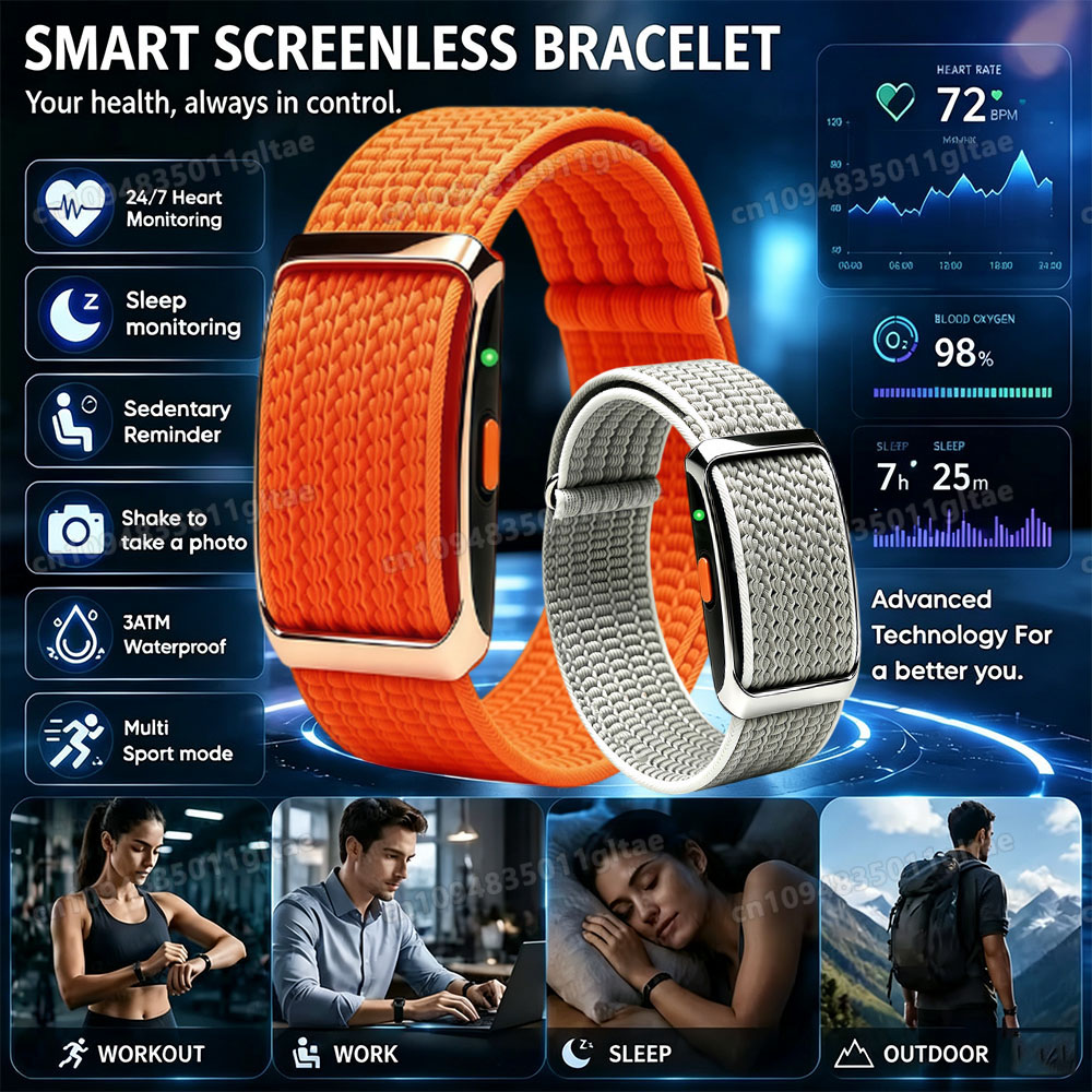 Health Wellness Bracelet - Pulseira inteligente com monitor de atividades