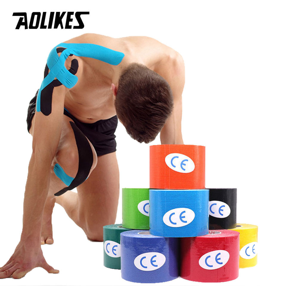 Sports Taping Precut - Aolikes fita de cinesiologia de 2