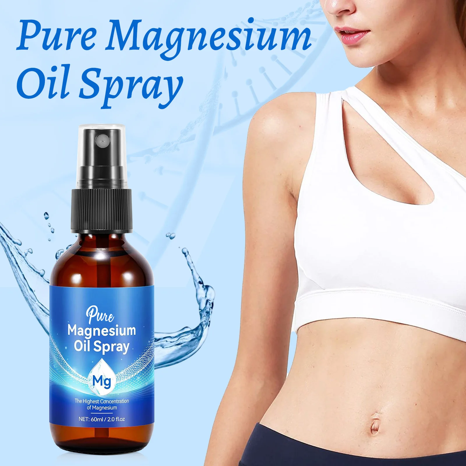 Spray de Óleo de Magnésio 60ml - Bath Salts Magnesium avaliação e preço