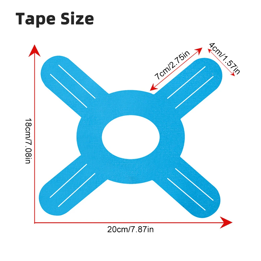 5 unidades de fita kinesiológi - Sports Taping Precut avaliação e preço