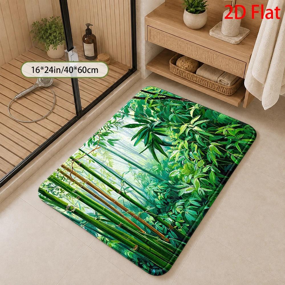Tapete de Banheiro com Padrão  - Bamboo Bath Mat avaliação e preço