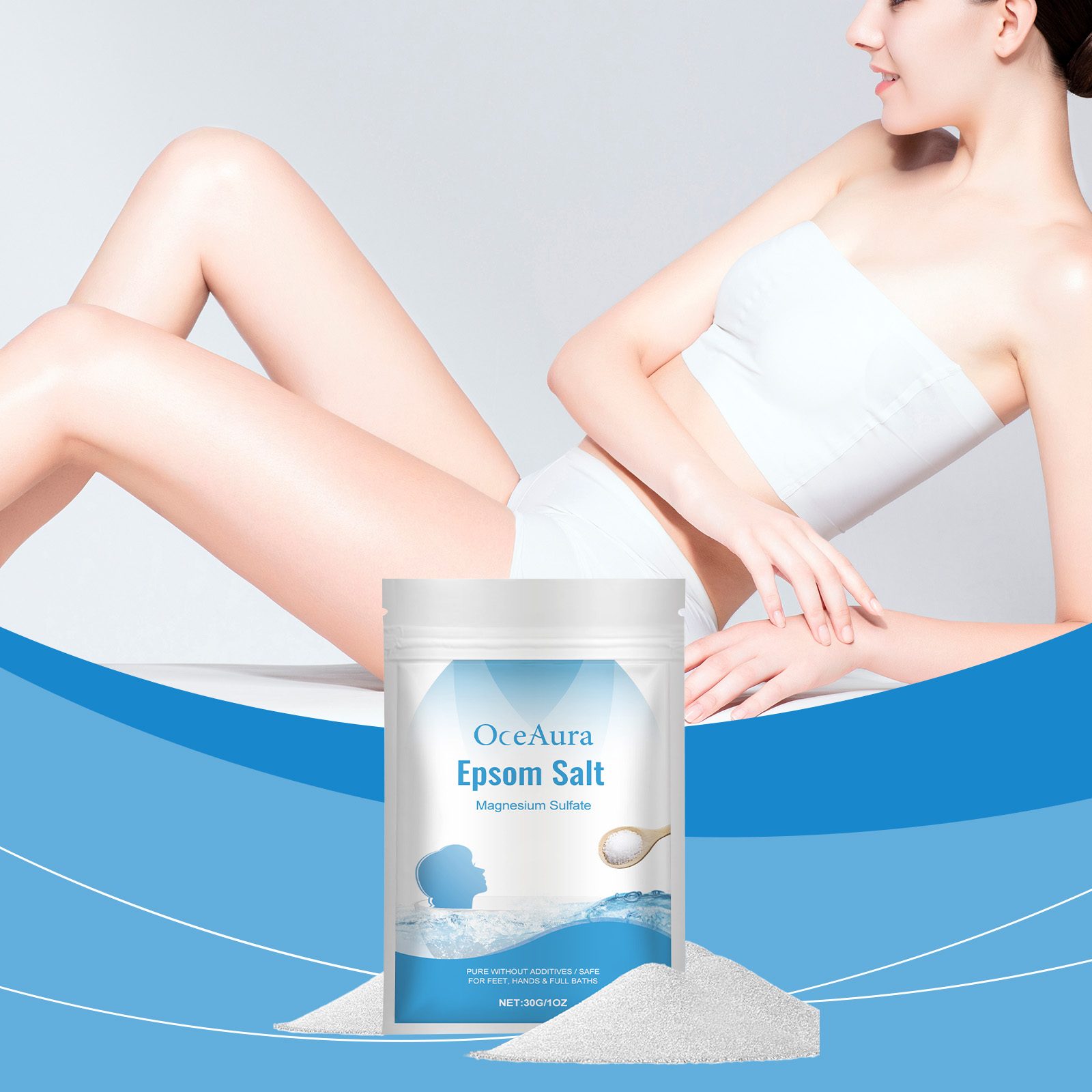 Epsom sal banho e chuveiro pro - Bath Salts Magnesium avaliação e preço